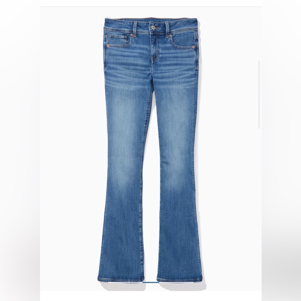 American Eagle Outfitters Blue Flare Denim Jeans